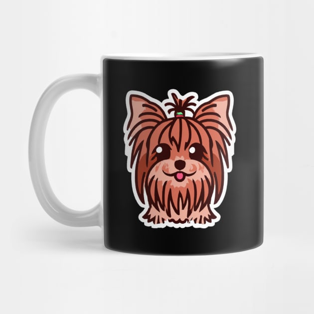 Cute Yorkshire Terrier Dog Lover Yorkie Retro by BetterManufaktur